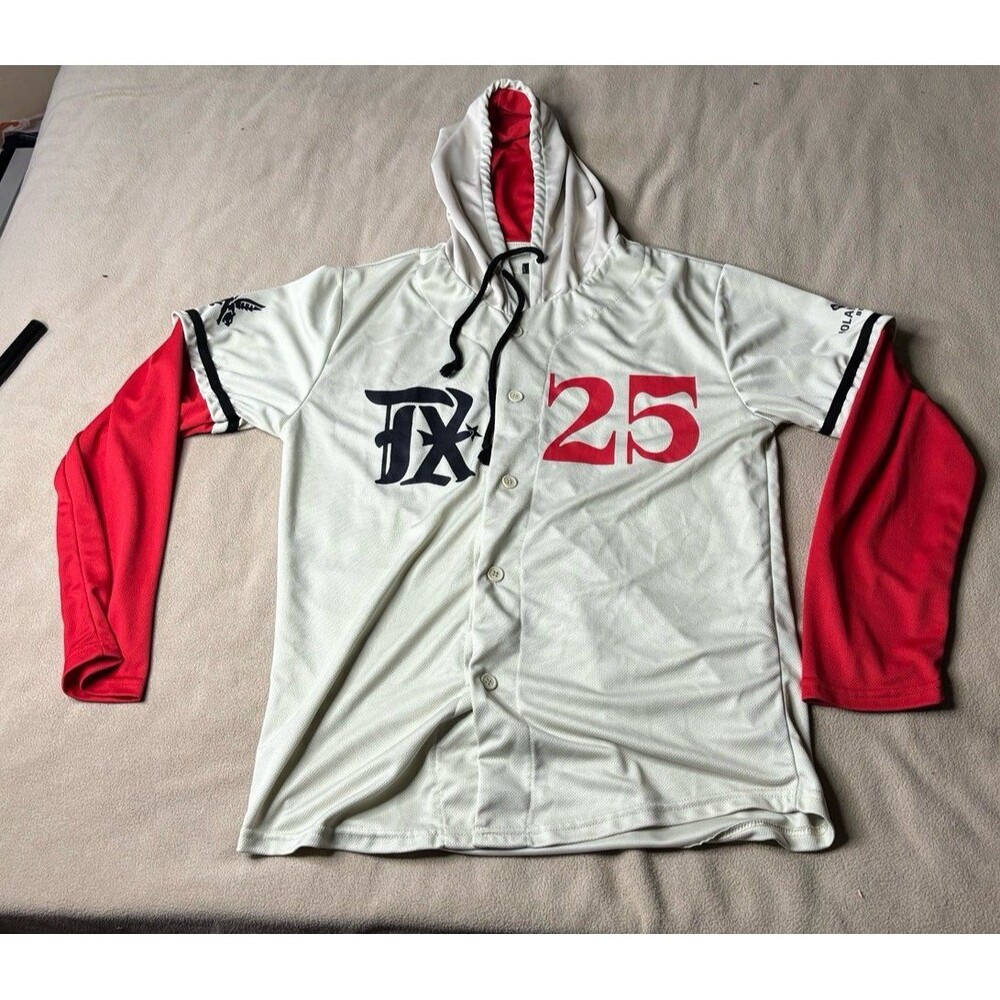 Texas Rangers Hoodie Jersey City Connect Giveaway 5/2/25 Size M MLB Baseball